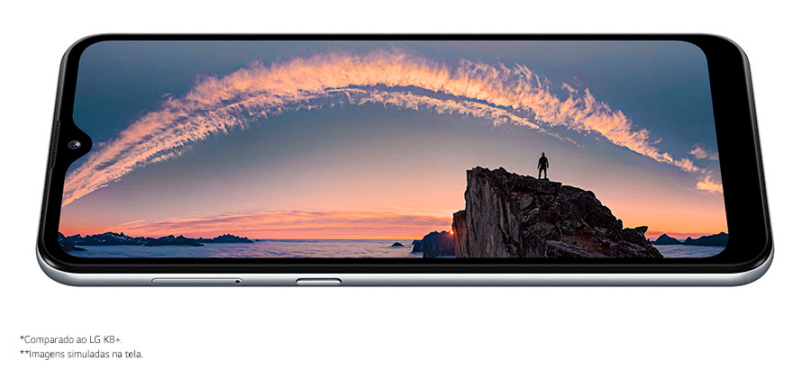 Smartphone LG K22+ 64GB 3GB RAM Tela 6.2